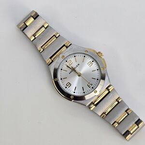 ANNE KLEIN Women's Watch 28MM Gray Dial Gray Gold Bracelet 6" New Battery